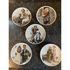 Norman Rockwell for IMM Collectible Plates‎ Set of 5 Limited Edition The Cobbler